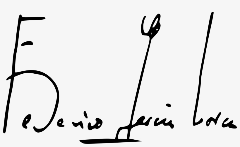 Jazz Y Literatura Para Homenajear A Lorca En Londres - Federico Garcia Lorca Assinatura, transparent png download