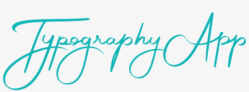 Typography App - Calligraphy, transparent png download