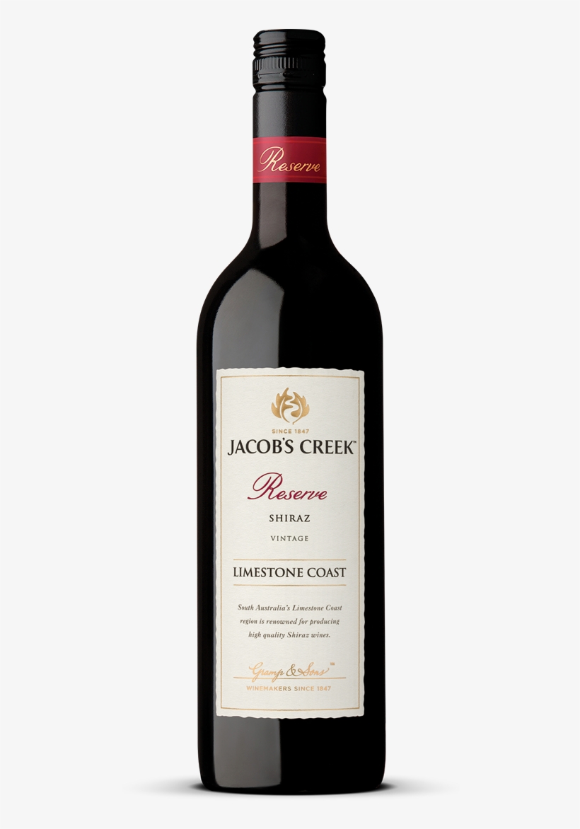 Reserve Limestone Coast Shiraz - Jacob's Creek Reserve Shiraz Vintage 2016, transparent png download