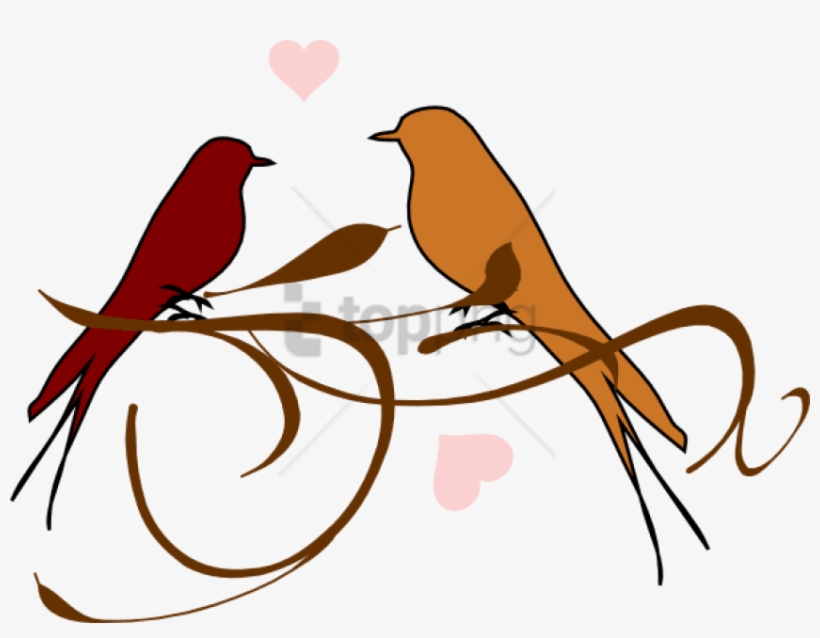 Free Png Love Birds Png Image With Transparent Background - Clipart Love Birds Png, transparent png download