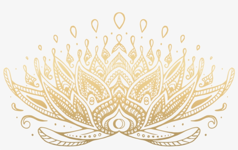 Lotus-gold - Indian Lotus Gold Png, transparent png download