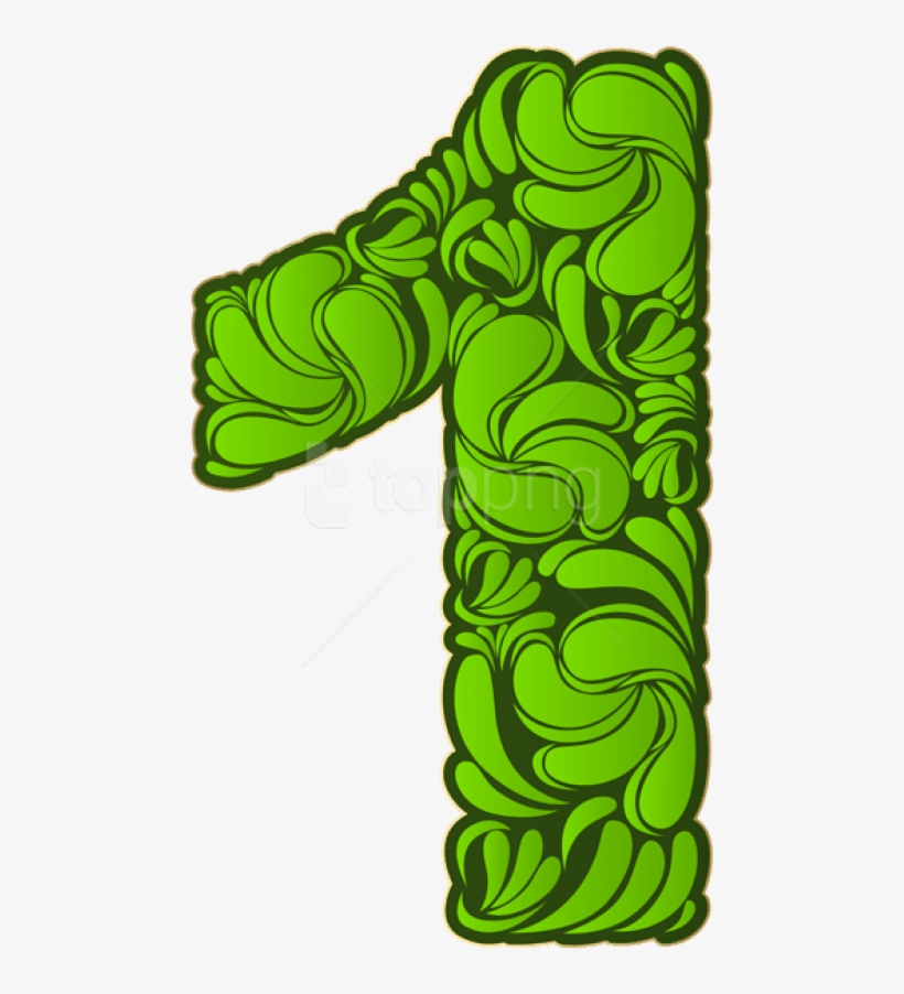 Download Number One Green Clipart Png Photo - Illustration, transparent png download