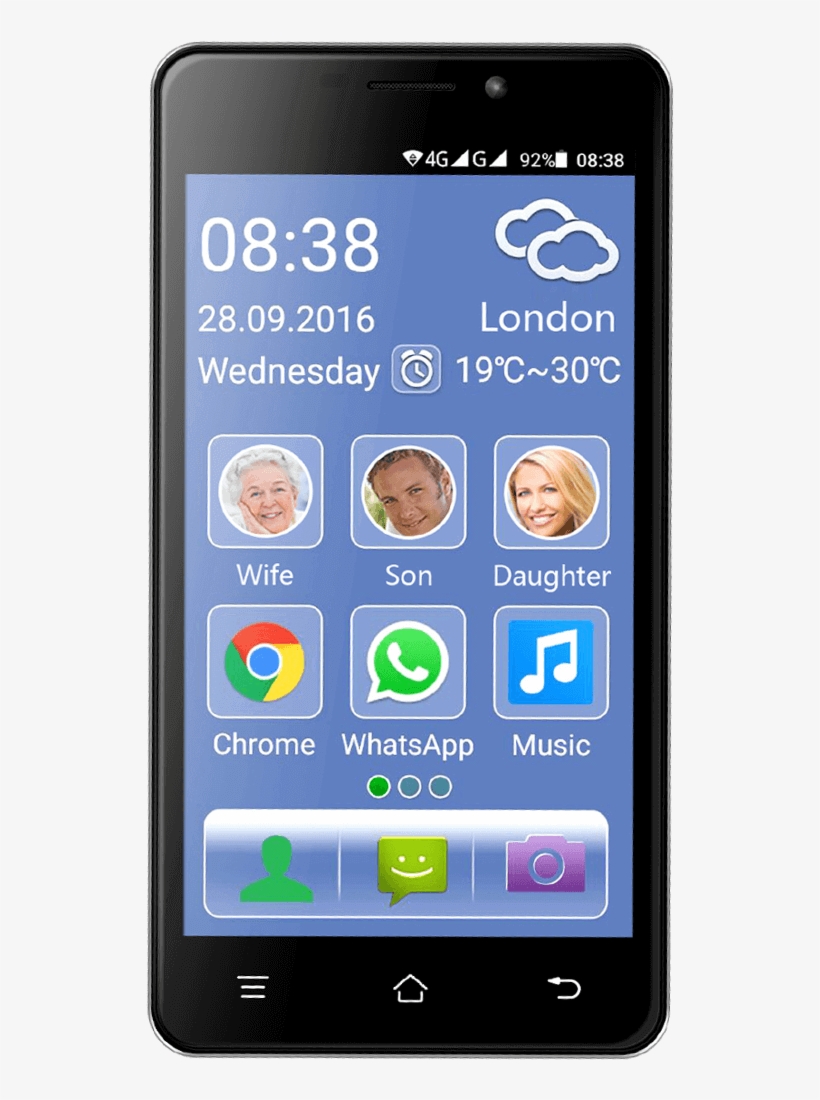 Esmartm2 - Switel Smartphone M2 E Smart, transparent png download