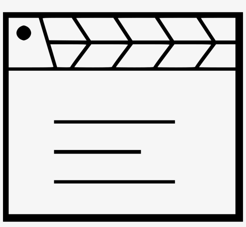 Clapboard Comments, transparent png download