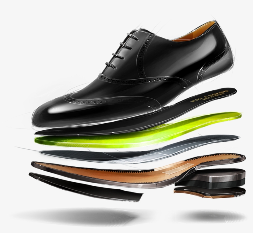 Italian Calfskin Uppers Featuring Tongue And Heel Padding - Leather, transparent png download