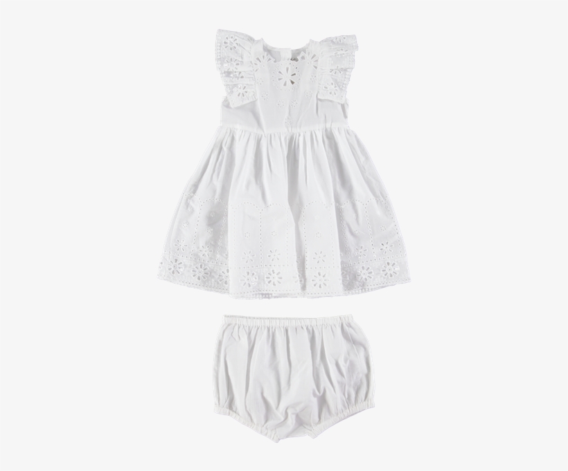 Picture Of Babies 'sundae' Broderie Anglaise Dress - Stella Mccartney Baby White Dress, transparent png download