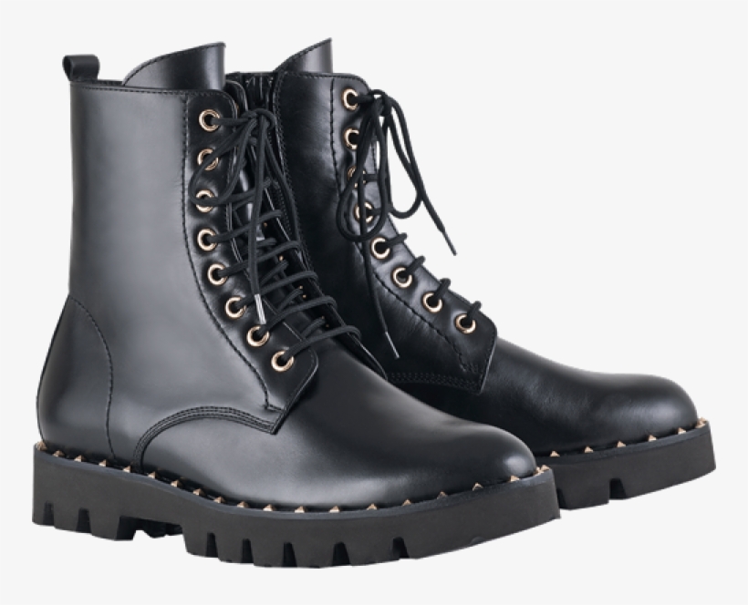 Högl Ankle Boots Peak 4 102615 0100 Black Leather Lambwool - Work Boots, transparent png download