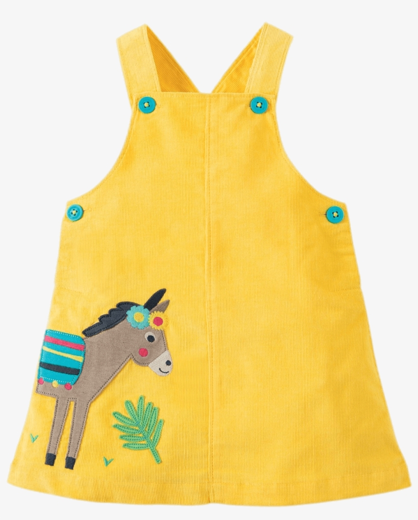 Download Yellow Pinafore Dress Transparent Png - Frugi Cord Kleid, transparent png download
