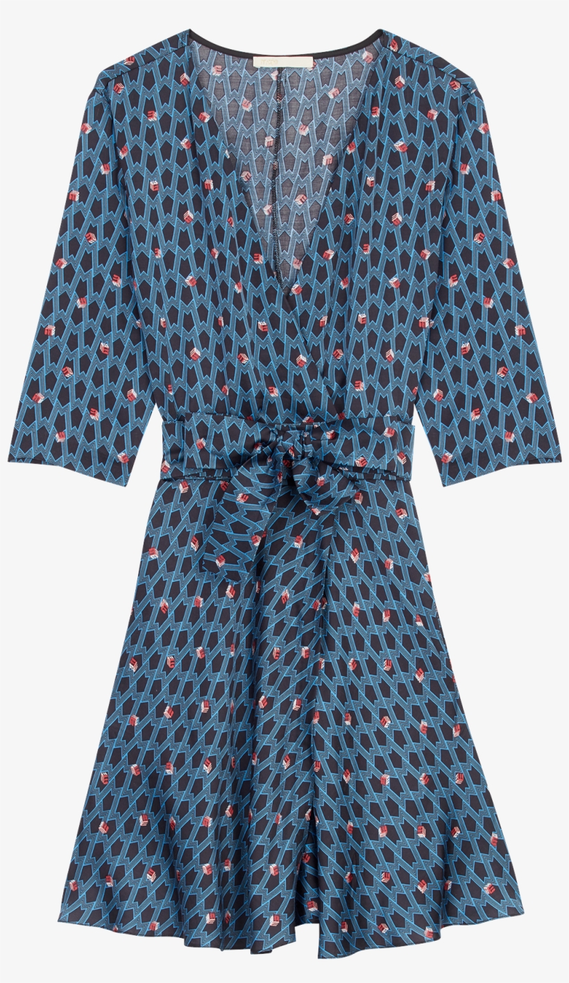 Short Dress With Monogram Print - Pattern, transparent png download