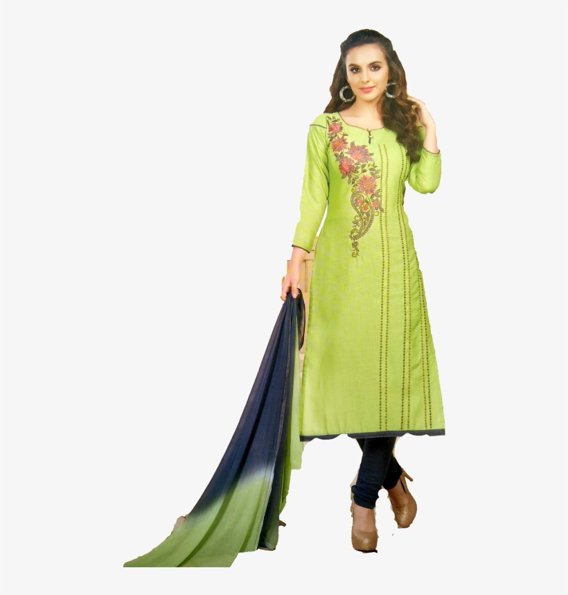 Jgvid-2011 Bhumika Natural Designs And Royal Salwar - Formal Wear, transparent png download