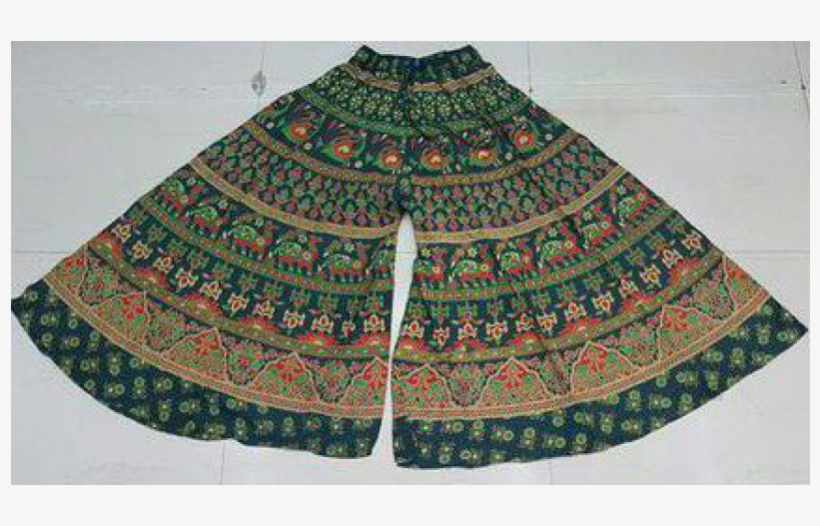 Jaipuri Style Plazo - Skirt, transparent png download