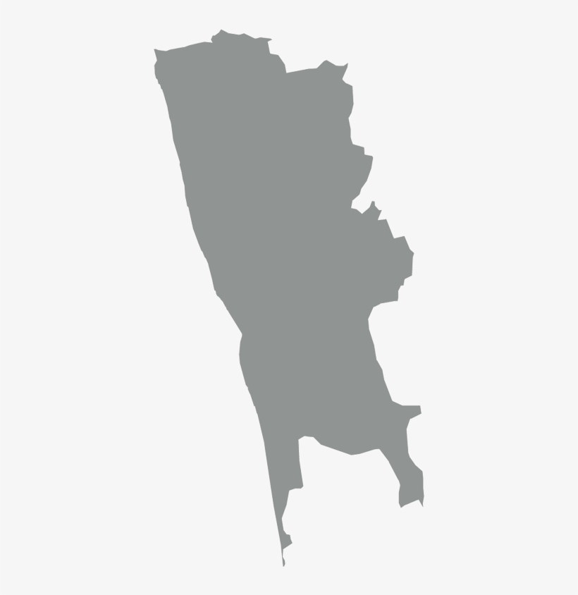 Ernakulam Map - Silhouette, transparent png download