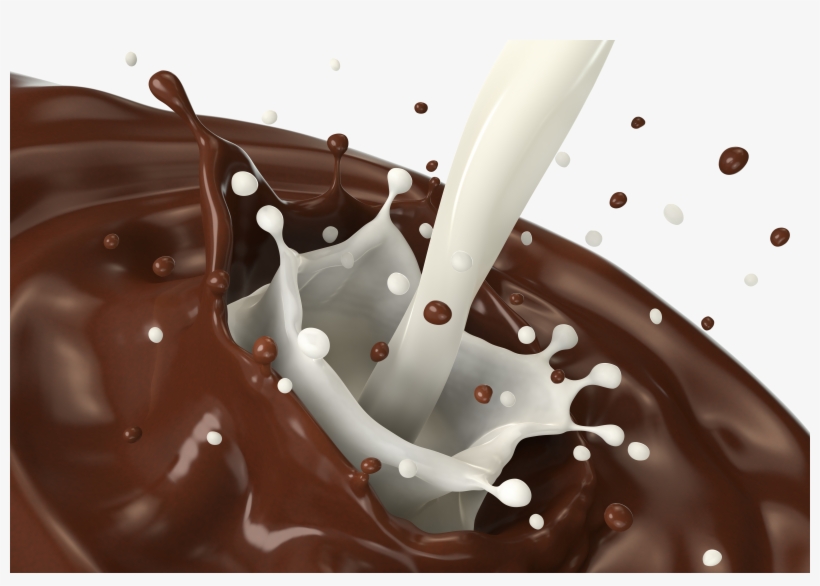 Chocolate Milk Truffle Hot Splash Transprent Png, transparent png download