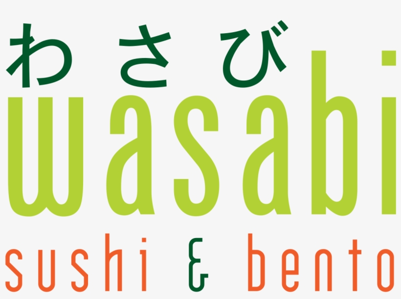 Wasabi Sushi & Bento Logo, transparent png download