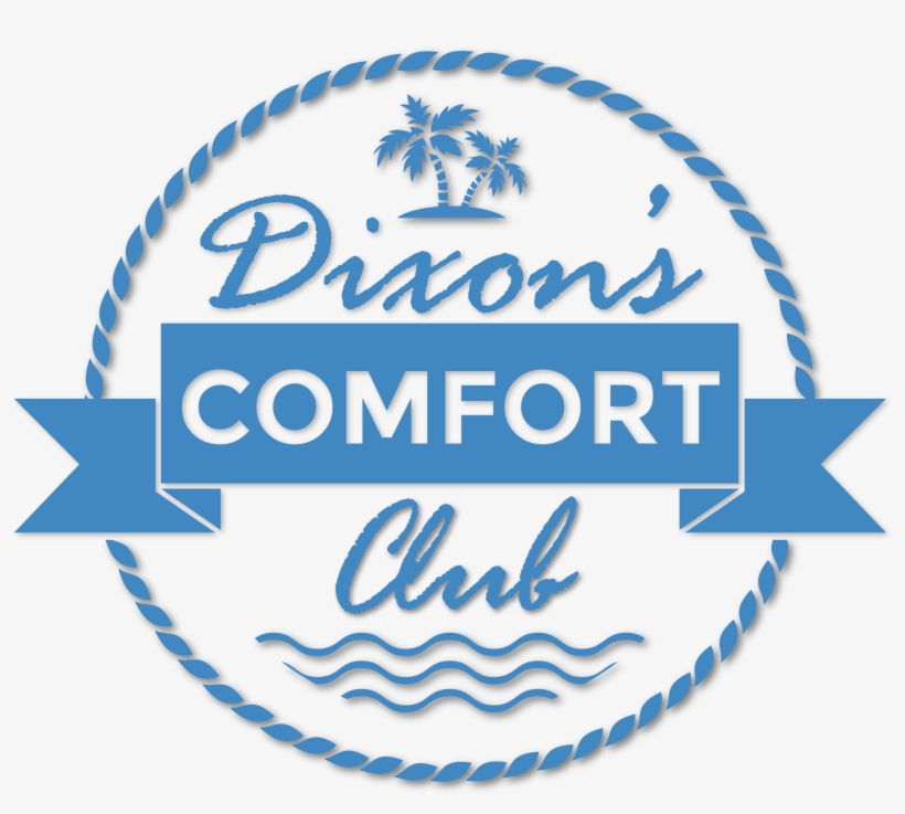 Dixon's Comfort Club Badge In Blue - Beauty & De Brains, transparent png download