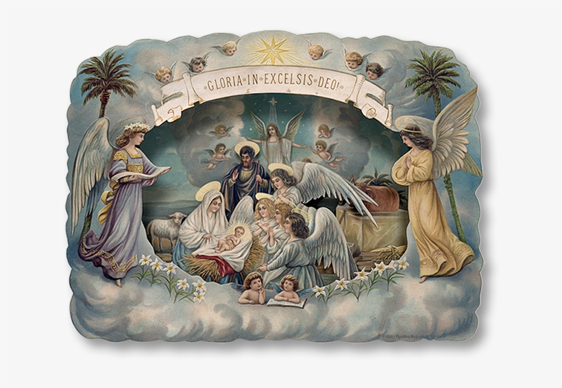 Download The Birth Of Jesus - Painting | Transparent PNG Download | SeekPNG
