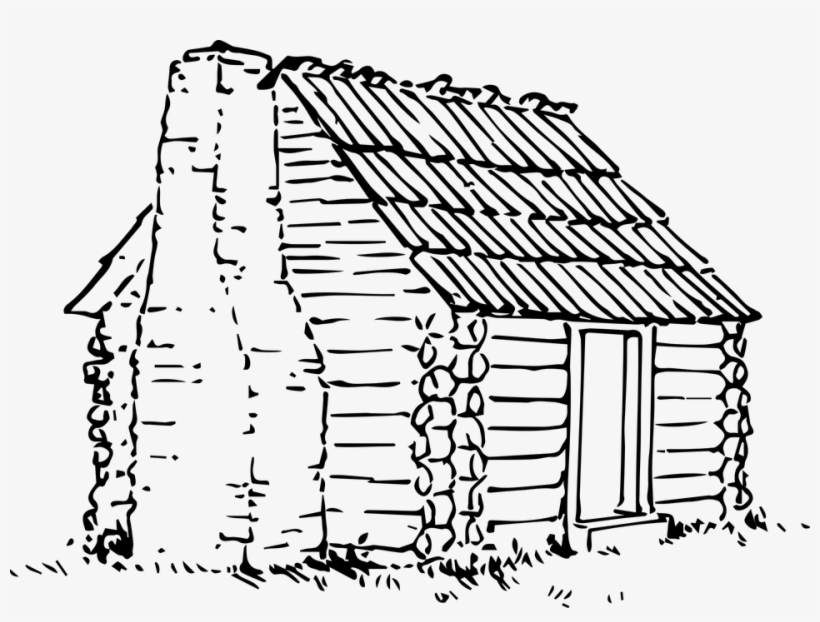 Richland Chronicles Chapter - Drawings Of A Log Cabin, transparent png download