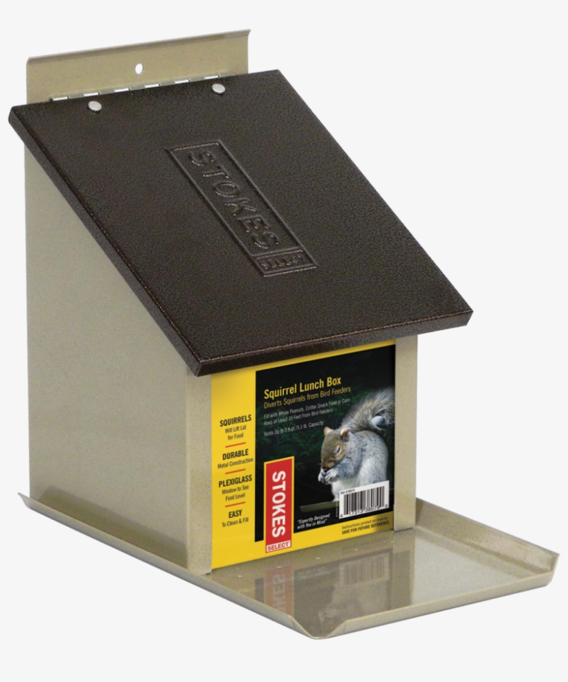 Stokes Select Squirrel Lunch Box - Hiatt 38079 Stokes Feeder Squirrel Lunch Box, transparent png download