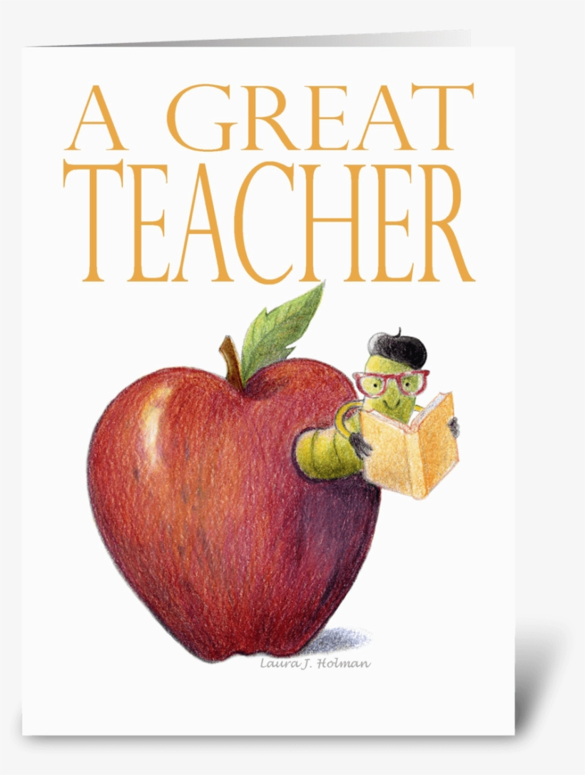 Teacher Thank You Worm In Apple - Soma Intimates, transparent png download