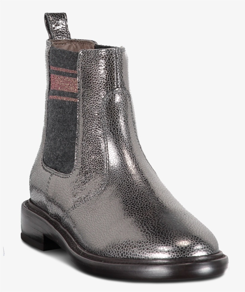 Broken Glass Chelsea Boot Graphite - Chelsea Boot, transparent png download