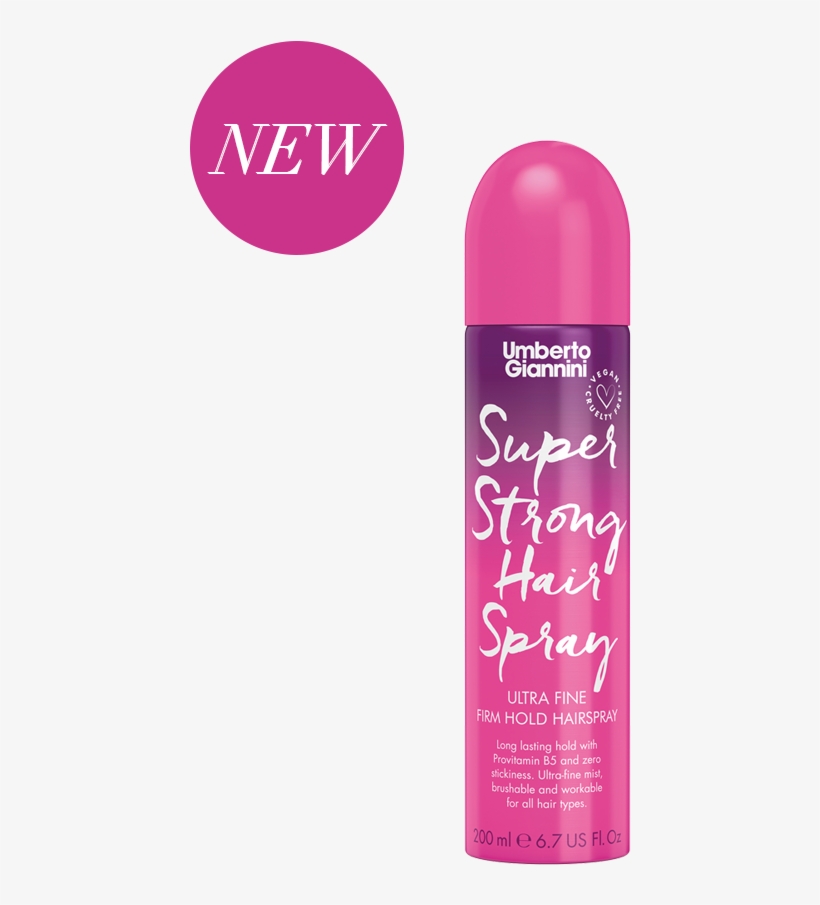 Super Strong Vegan Hair Spray Ultra Fine Firm Hold - Cosmetics, transparent png download