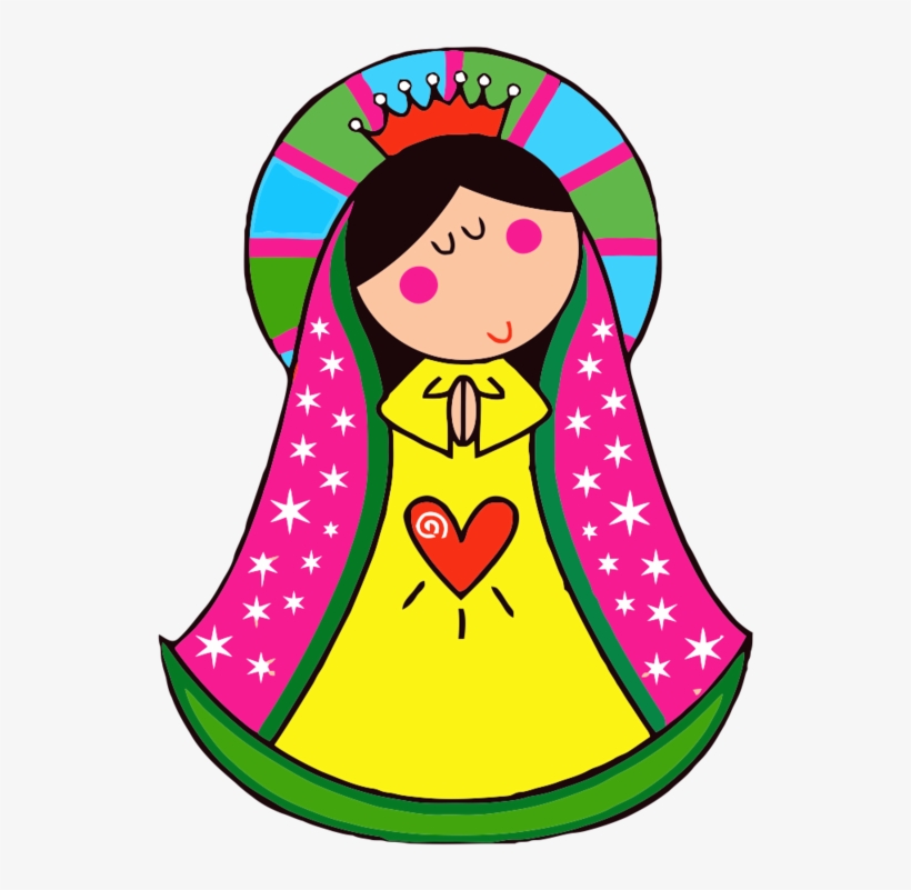 Pin By Teresa Monzon Diaz On Primera Comunion - Virgen Porfis Guadalupe, transparent png download