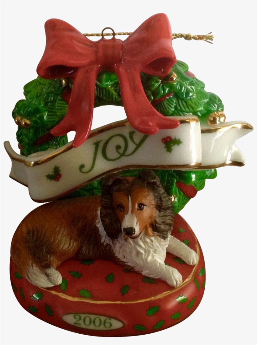 Retired Danbury Mint Sheltie Joy Collie Figurine - Golden Retriever, transparent png download
