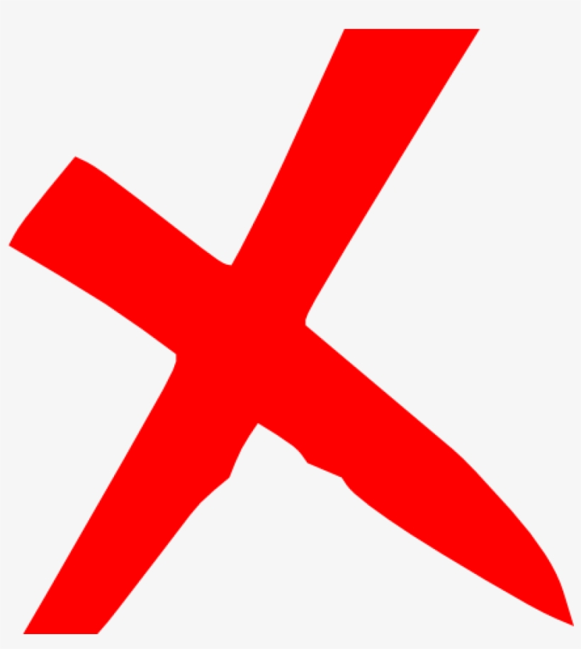 Clipart X Clipart X Red X Icon Clip Art At Clker Vector - Clip Art, transparent png download