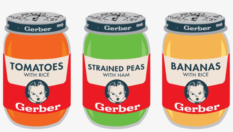 Baby Food Clip Art - Baby Food Jars Clip Art, transparent png download