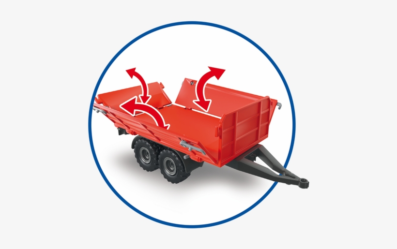 Tractor With Trailer - Playmobil Przyczepa, transparent png download