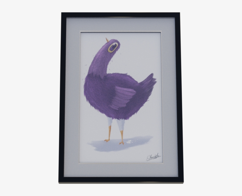 Limited Edition Trash Dove Print And Frame - Pelican, transparent png download