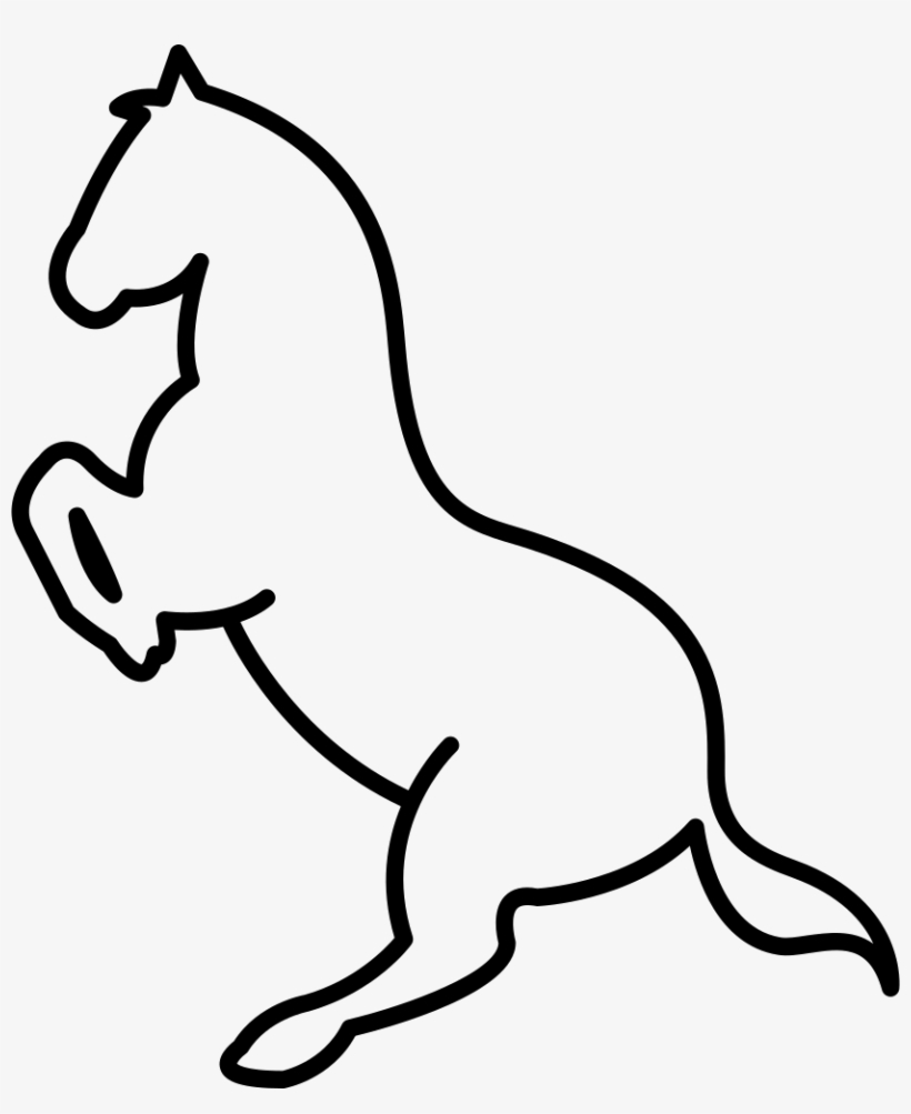 834 X 980 2 - White Horse Png Icon, transparent png download