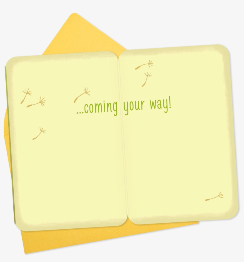 25" Mini Dandelion Wishes Good Luck - Ivory, transparent png download