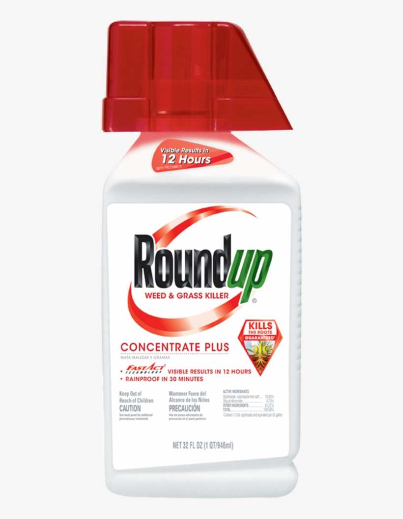 Concentrated Weed & Grass Killer - Round Up Concentrate, transparent png download