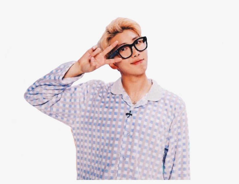 Cuties In Pajamas 😭 Like/reblog If You Use/save 💕 - Namjoon Glasses, transparent png download