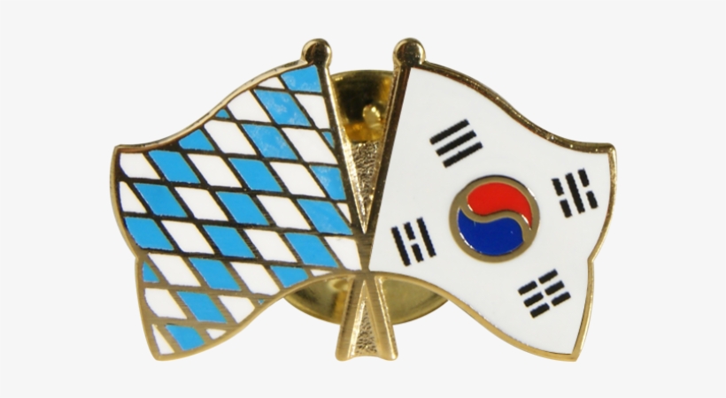 South Korea Friendship Flag Pin, Badge - Emblem, transparent png download