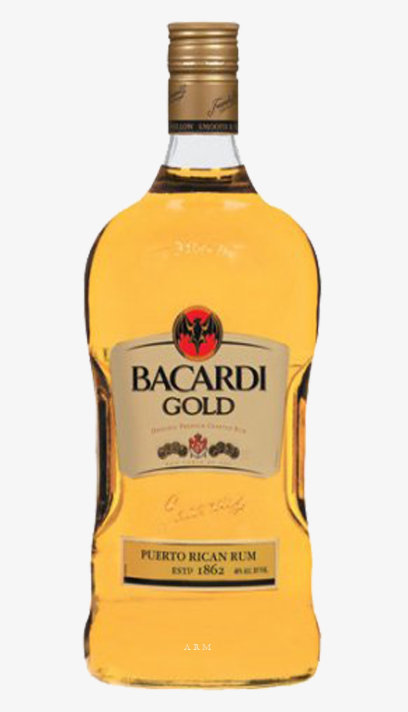 Home - Bacardi Gold Rum 1.75, transparent png download