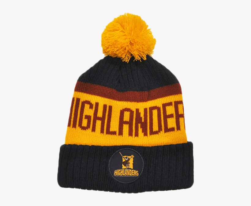 Highlanders Super Rugby Pom Pom Beanie - Highlanders, transparent png download