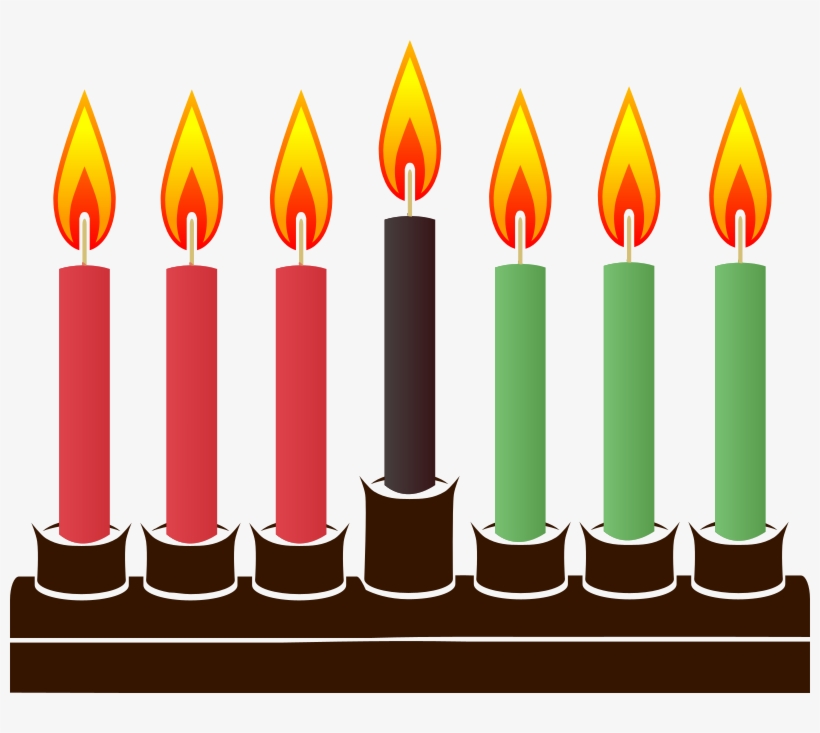 Basic Kwanzaa Kinara - Kwanzaa Kinara Clipart, transparent png download