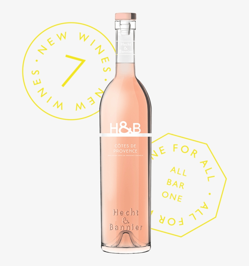 Hecht & Bannier Provence Rosé - Wine Bottle, transparent png download