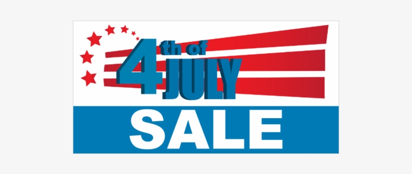 Red White And Blue Stars - Yard Sale Signs, transparent png download