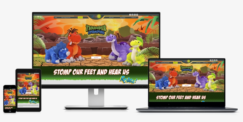 Snap Toys Thunder Stompers Slash Left 45 660 - Led-backlit Lcd Display, transparent png download