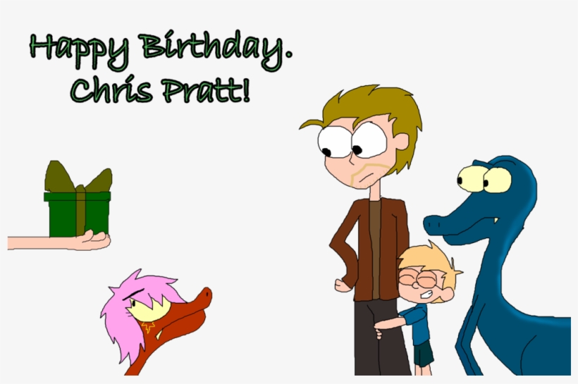 Happy Birthday Chris Pratt - Cartoon, transparent png download