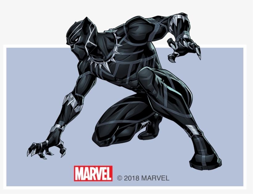 Black Panther °° Black Panther 1, Black Panther Party, - Dibujos Marvel Black Panther, transparent png download