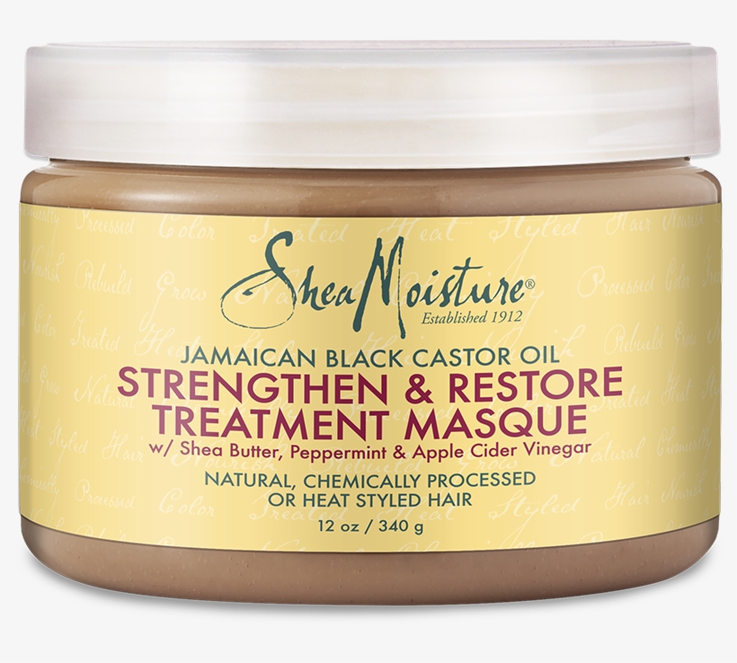 Shea Moisture Hair Mask - Shea Moisture Strengthen And Restore, transparent png download