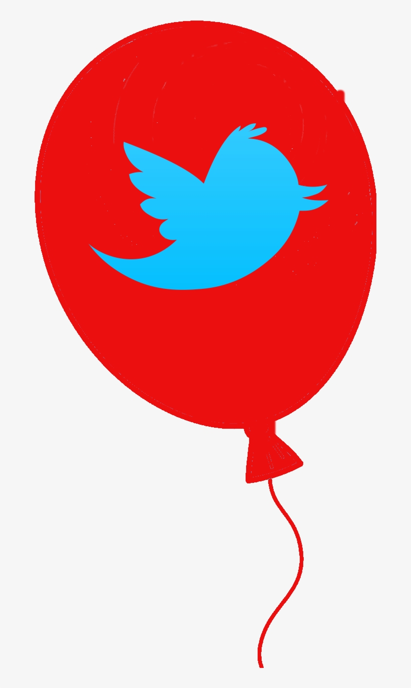 Gas Balloon Decorators Decoration - Twitter Bird, transparent png download