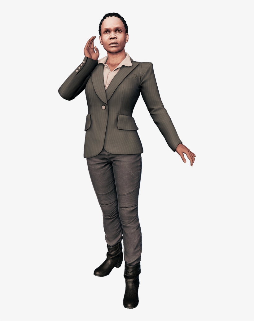 Watch Dogs Charlotte Gardner - Formal Wear, transparent png download