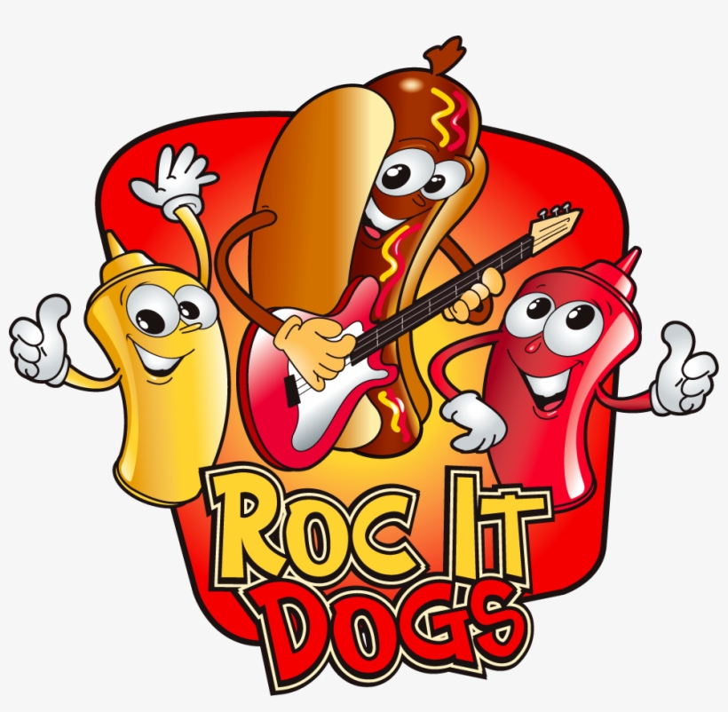 Roc It Dogs - Cartoon, transparent png download