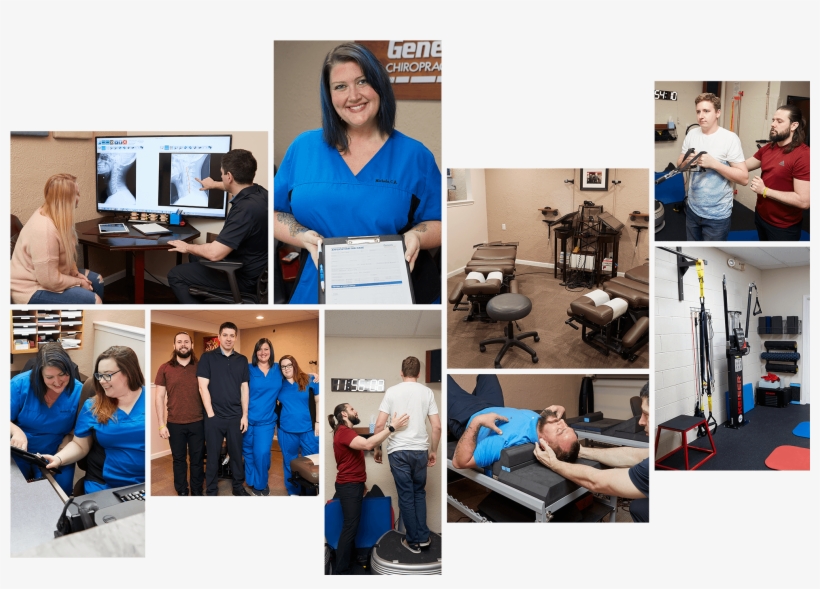 Collage Of Our Horsham & Warrington Chiropractic Team - Collage, transparent png download