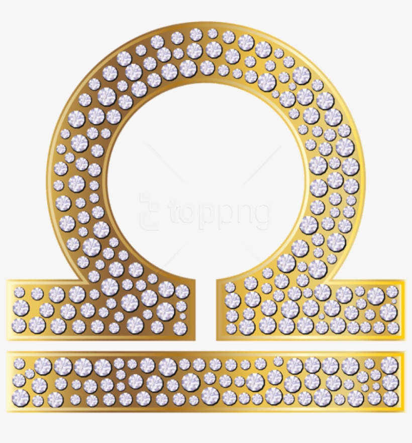 Free Png Libra Zodiac Sign Gold Png Images Transparent - Pink Gingham Dessert Plate, transparent png download